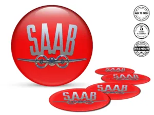 Saab Emblemas de Rueda Ultra Empuje Pulso Cósmico